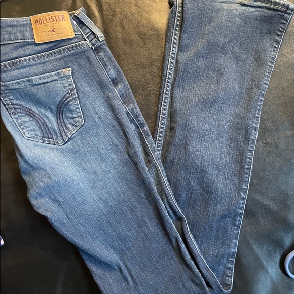 Hollister distressed bootcut jeans size 24 - Picture 5 of 8